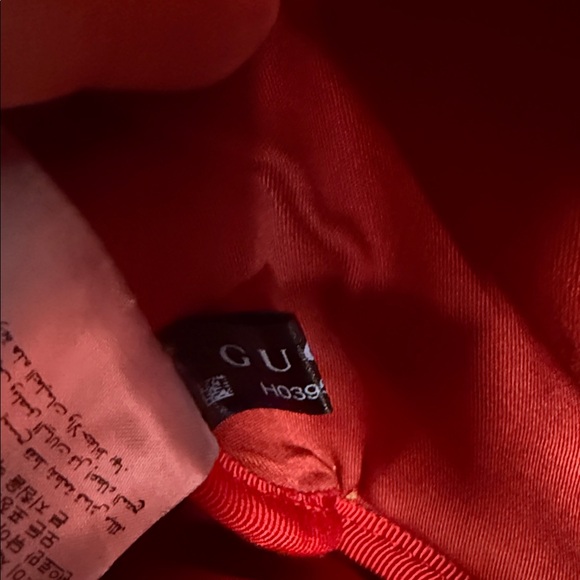 Gucci GG Star Belt Bag Waist Pack Red GG Canvas - Picture 10 of 11